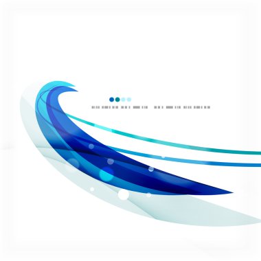 Mavi iş kurumsal dalga satır arkaplanı