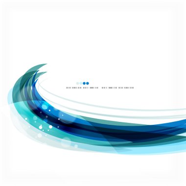 Mavi iş kurumsal dalga satır arkaplanı