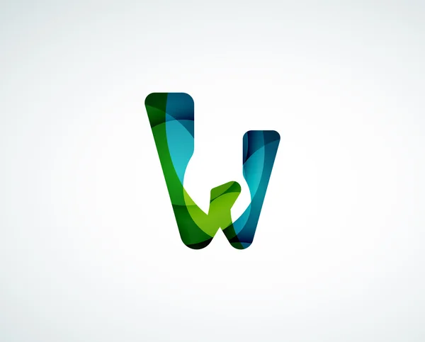 Streszczenie listu projektowanie logo — Wektor stockowy