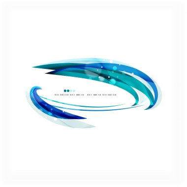 Mavi iş kurumsal dalga satır arkaplanı