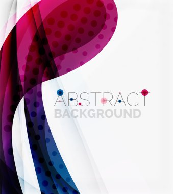 nazik akan dalgalar ile kurumsal beyaz arka plan