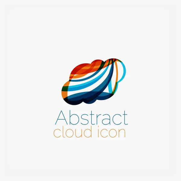 Curat cerc elegant în formă de logo-ul geometric abstract. Universal pentru orice idee — Vector de stoc