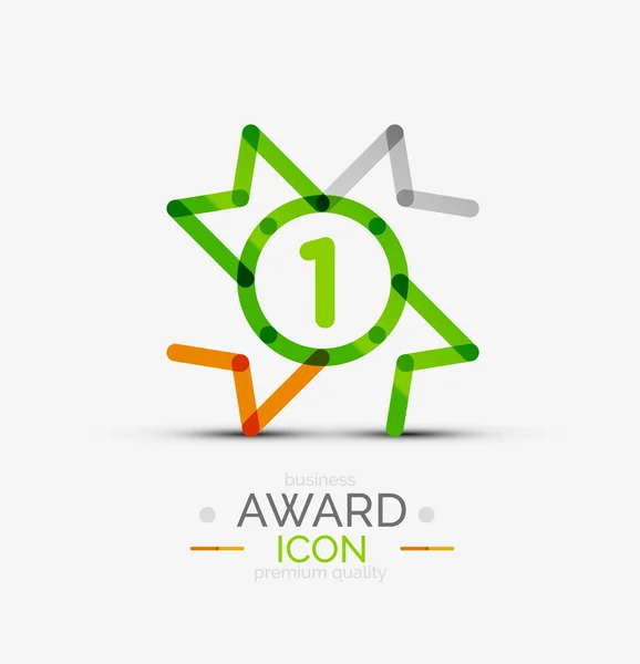 Award icon, logo. — Stock Vector