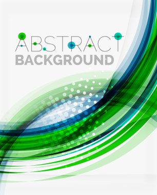 Şirket taze iş dalga tasarım