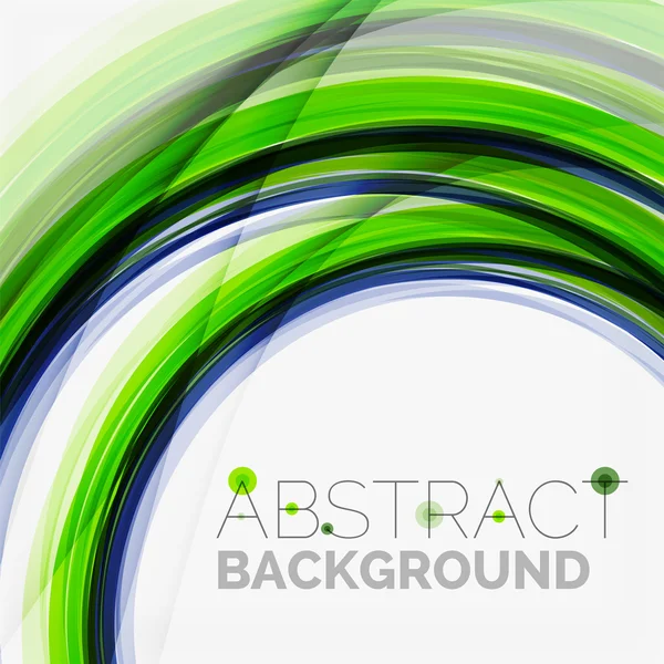 Green and blue lines background — Stock Vector