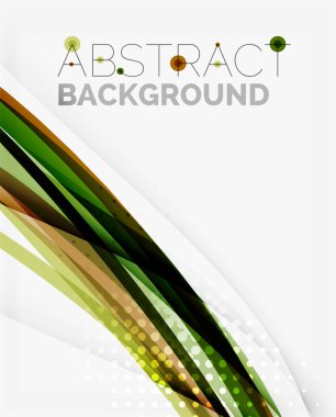 Yeşil Eko doğa dalga arka plan