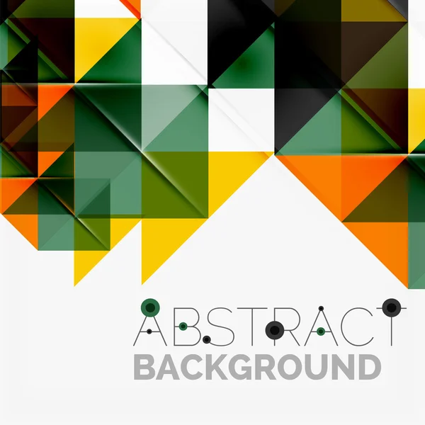 Abstract geometric background. Modern overlapping triangles — Stock Vector