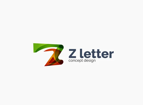 Nowoczesne przedsiębiorstwo Z list logo — Wektor stockowy