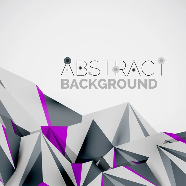 Geometric shapes in the air. Vector abstract background — Stock Vector