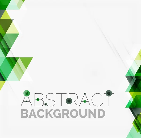 Abstract geometric background. Modern overlapping triangles — Stock Vector