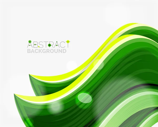 Abstract realistic solid wave background — Stock Vector