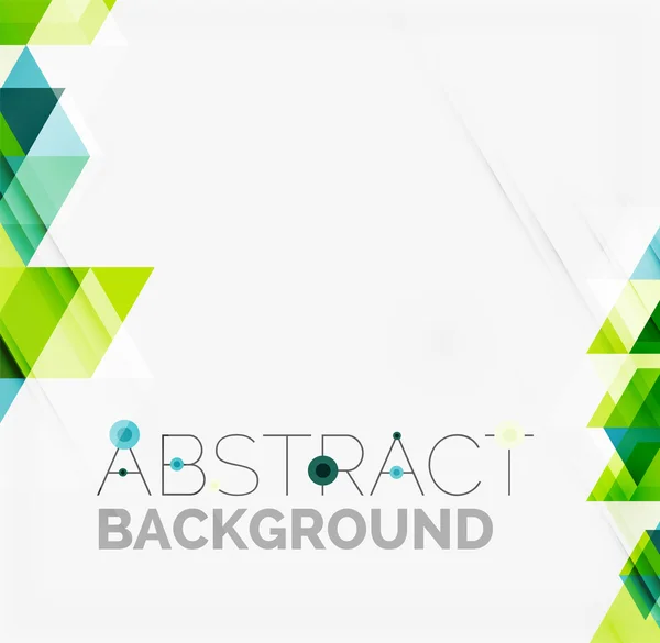 Abstract geometric background. Modern overlapping triangles — Stock Vector