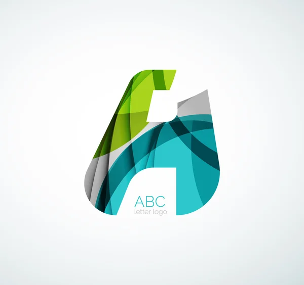 Logo de lettre vectorielle — Image vectorielle