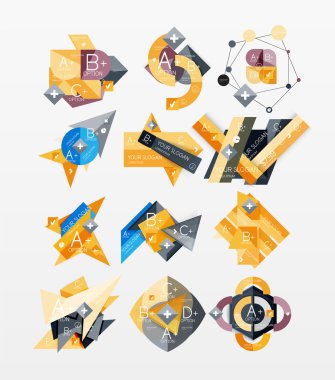 Infographic web düzenleri Grafik kağıt