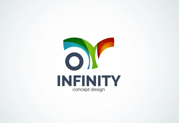 Значок логотипа компании Infinity — стоковый вектор