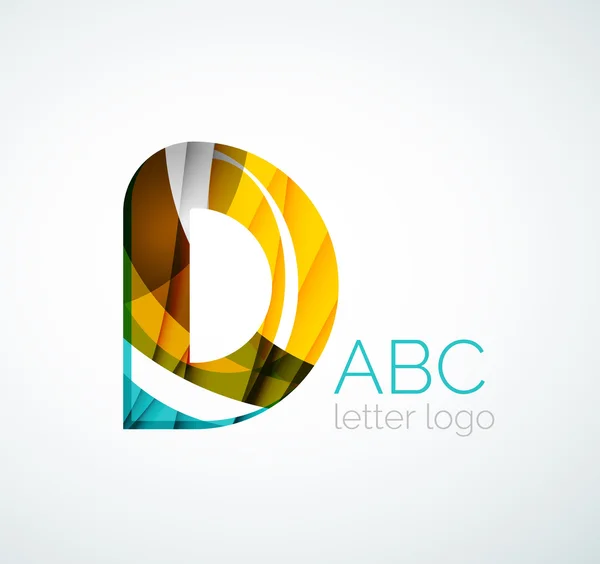 Logotipo de letra vectorial — Archivo Imágenes Vectoriales