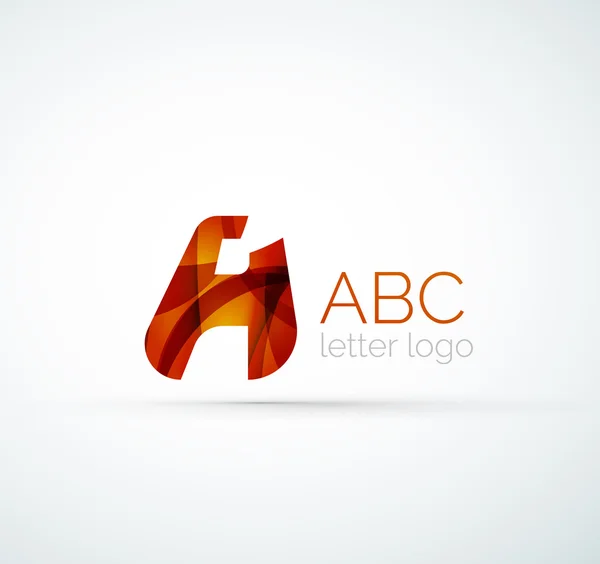 Logotipo de letra vectorial — Vector de stock