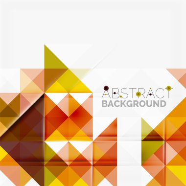 Soyut geometrik arkaplan. Modern çakışan üçgenler