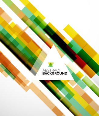 Soyut el ilanı şablonu tasarım arka plan