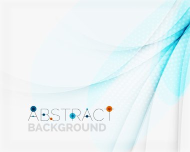 nazik akan dalgalar ile kurumsal beyaz arka plan