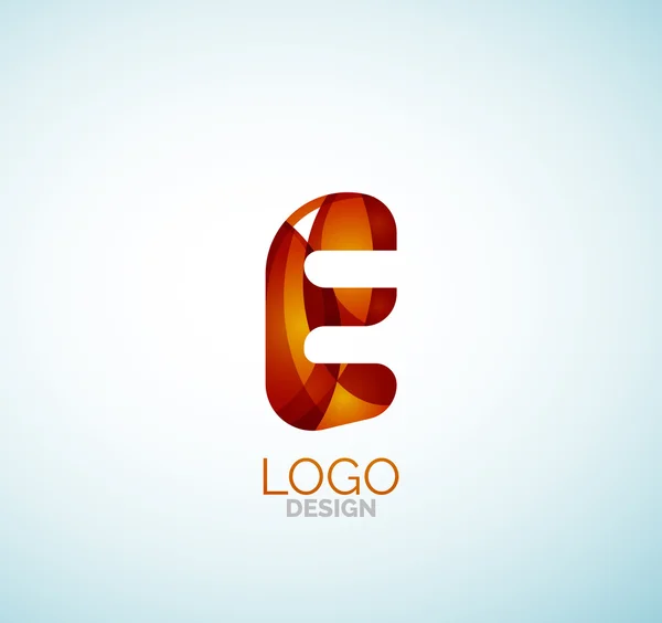 Logo lettera vettoriale — Vettoriale Stock