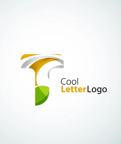 Lettre logo de l'entreprise — Image vectorielle