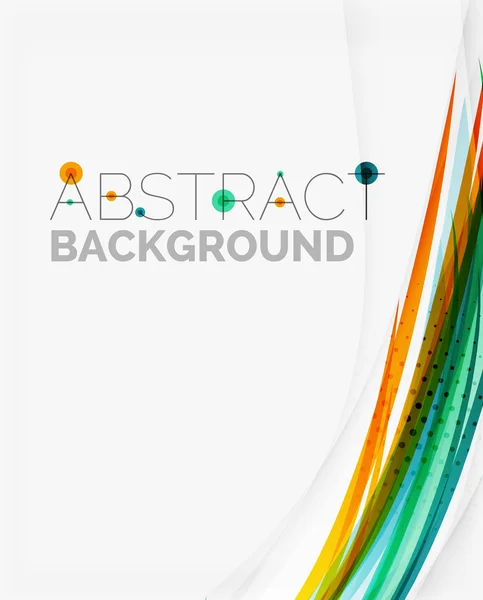 Bright colorful line abstract background — Stock Vector