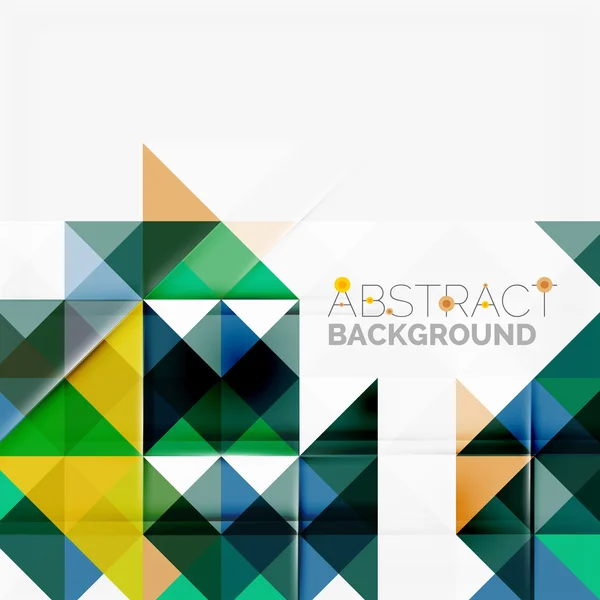 Abstracte geometrische achtergrond. Moderne overlappende driehoeken — Stockvector