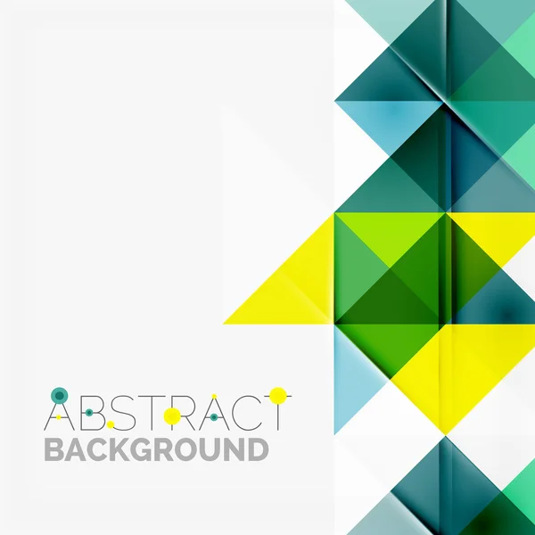 Abstract geometric background. Modern overlapping triangles — Stock Vector