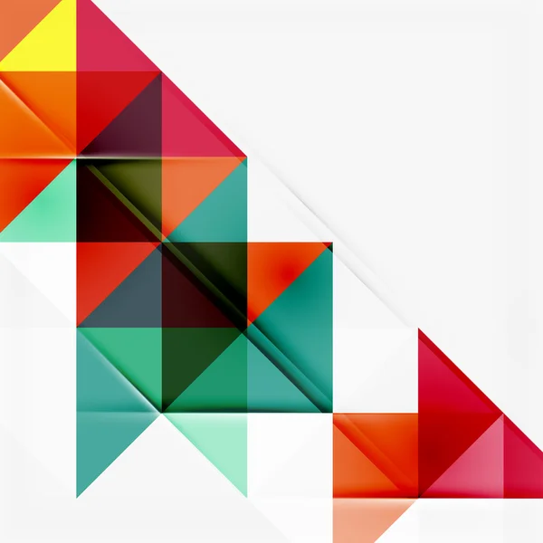 Абстрактный геометрический фон. Современные пересекающиеся треугольники — стоковый вектор