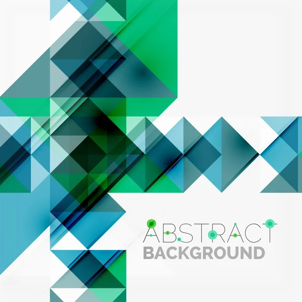 Abstract geometric background. Modern overlapping triangles — Stock Vector