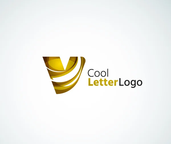 Logotipo de letra vectorial — Archivo Imágenes Vectoriales