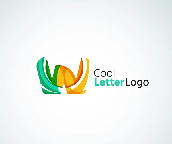 Vector brev logotyp — Stock vektor