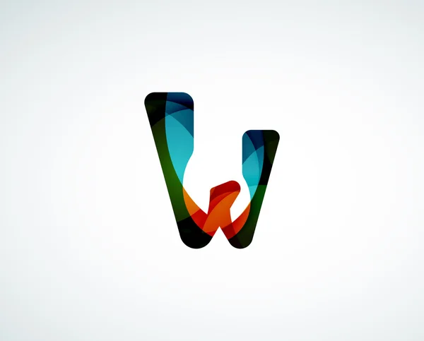 Lettre abstraite Logo Design — Image vectorielle