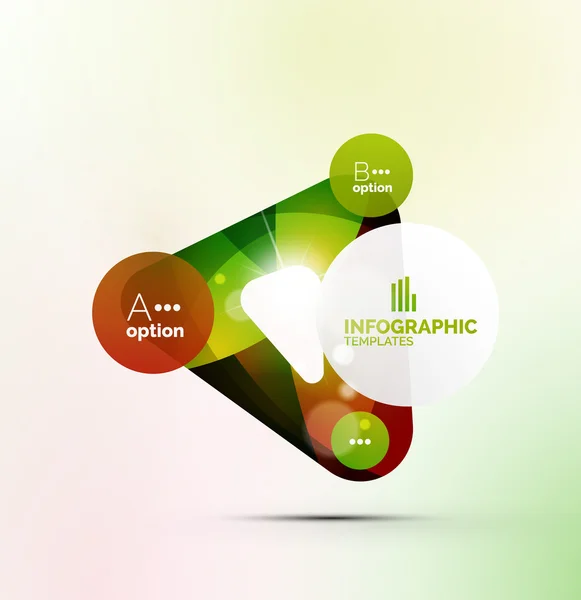 Infografías empresariales modernas — Vector de stock