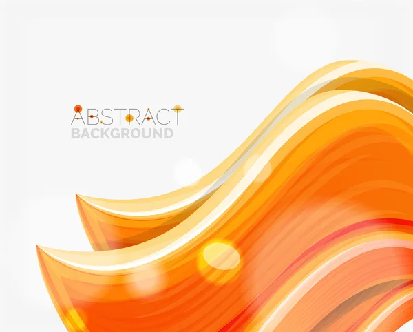 Abstract realistic solid wave background — Stock Vector