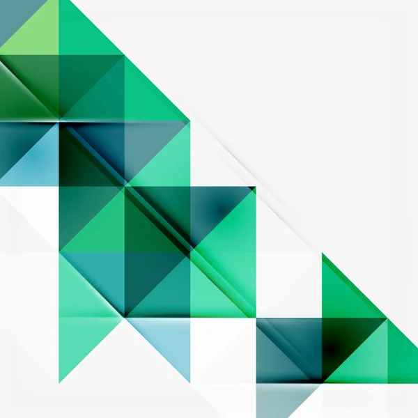 Fondo geométrico abstracto. Triángulos superpuestos modernos — Vector de stock