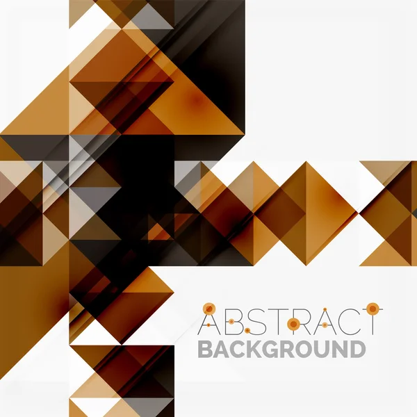 Abstract geometric background. Modern overlapping triangles — Stock Vector