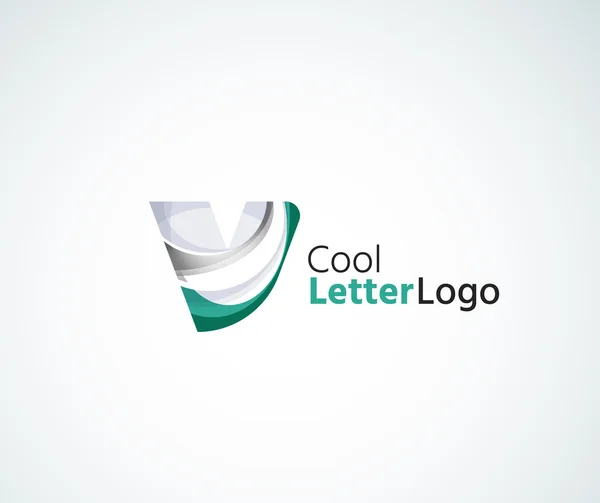 Logotipo de letra vectorial — Archivo Imágenes Vectoriales