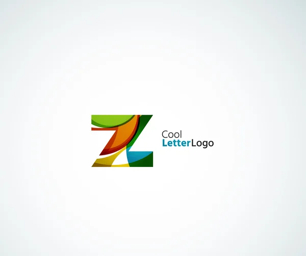 Z harfi logo vektör — Stok Vektör