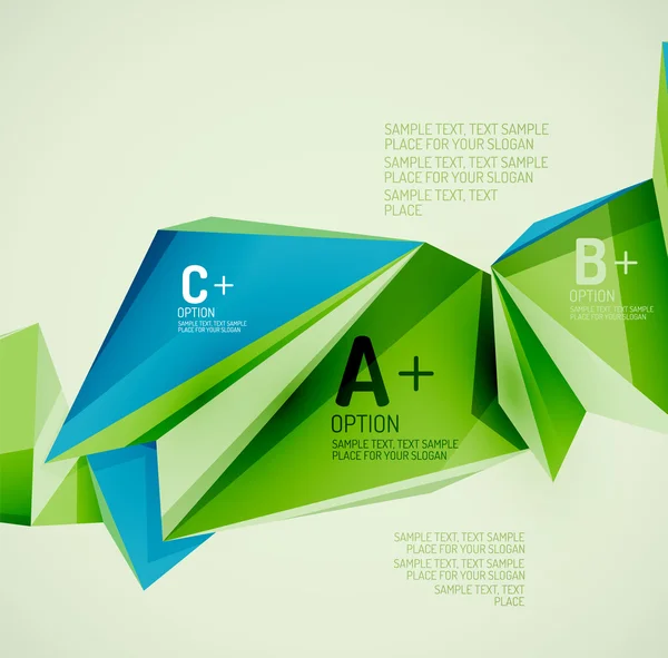 Formas geométricas en el aire. Vector fondo abstracto — Archivo Imágenes Vectoriales