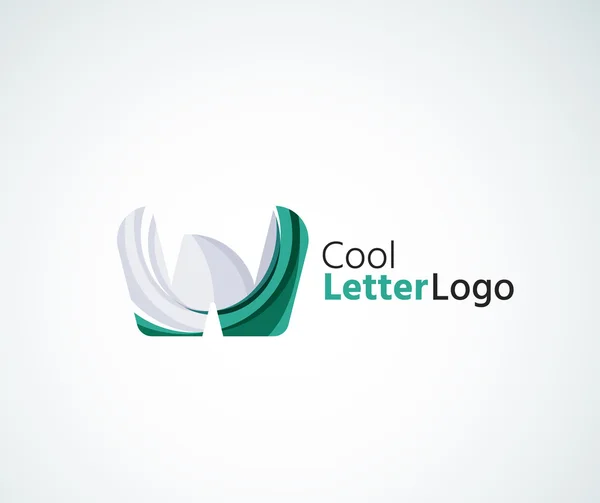 Logo lettera vettoriale — Vettoriale Stock