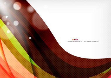 Gökkuşağı turuncu kırmızı kahverengi çizgili Tema