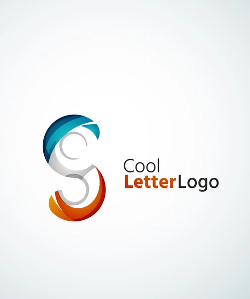 Letra logo de la empresa — Vector de stock