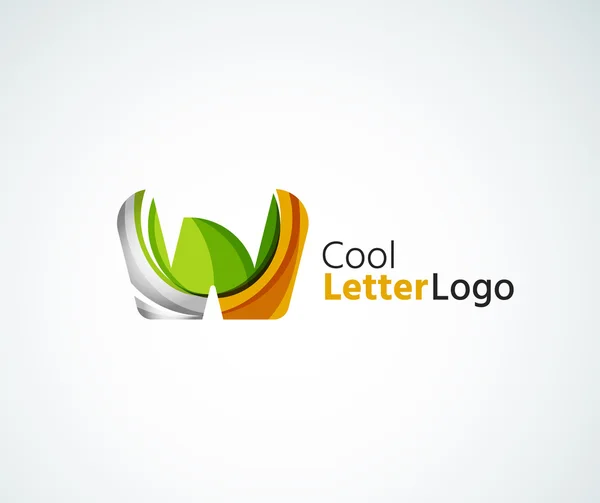 Vektorbuchstabe Logo — Stockvektor