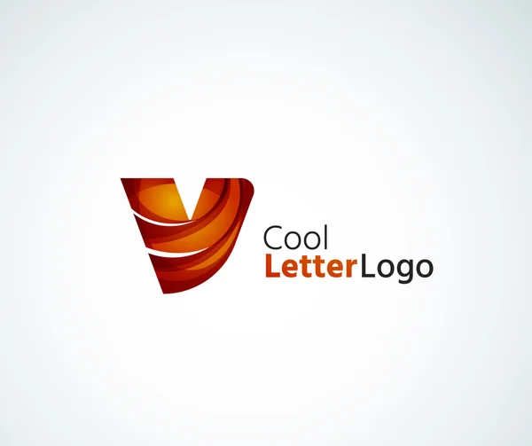 Logotipo da letra vetorial — Vetor de Stock