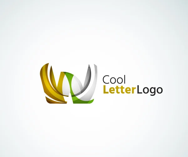 Logotipo de letra vectorial — Vector de stock