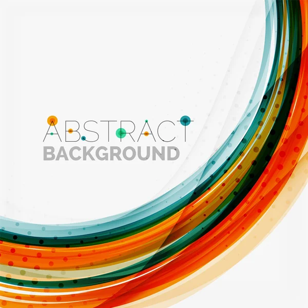 Blue and orange color line abstract background — Stock Vector