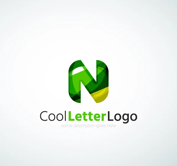 Letter company logo — Stock Vector
