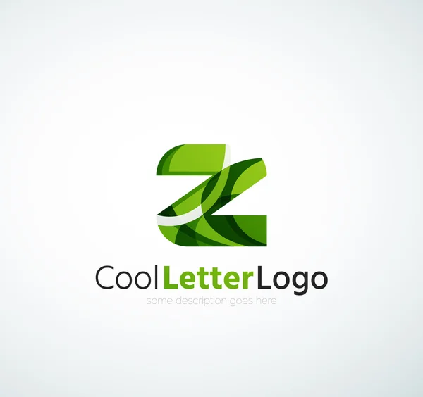 Letra logo de la empresa — Vector de stock